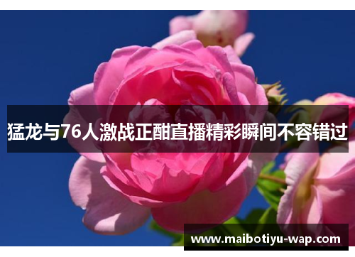 猛龙与76人激战正酣直播精彩瞬间不容错过